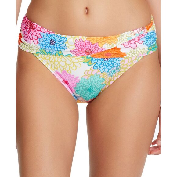 Bleu Rod Beattie MULTI Fresh Picks Printed Sarong Hipster Bikini Bottom 10 NWT - Picture 1 of 1